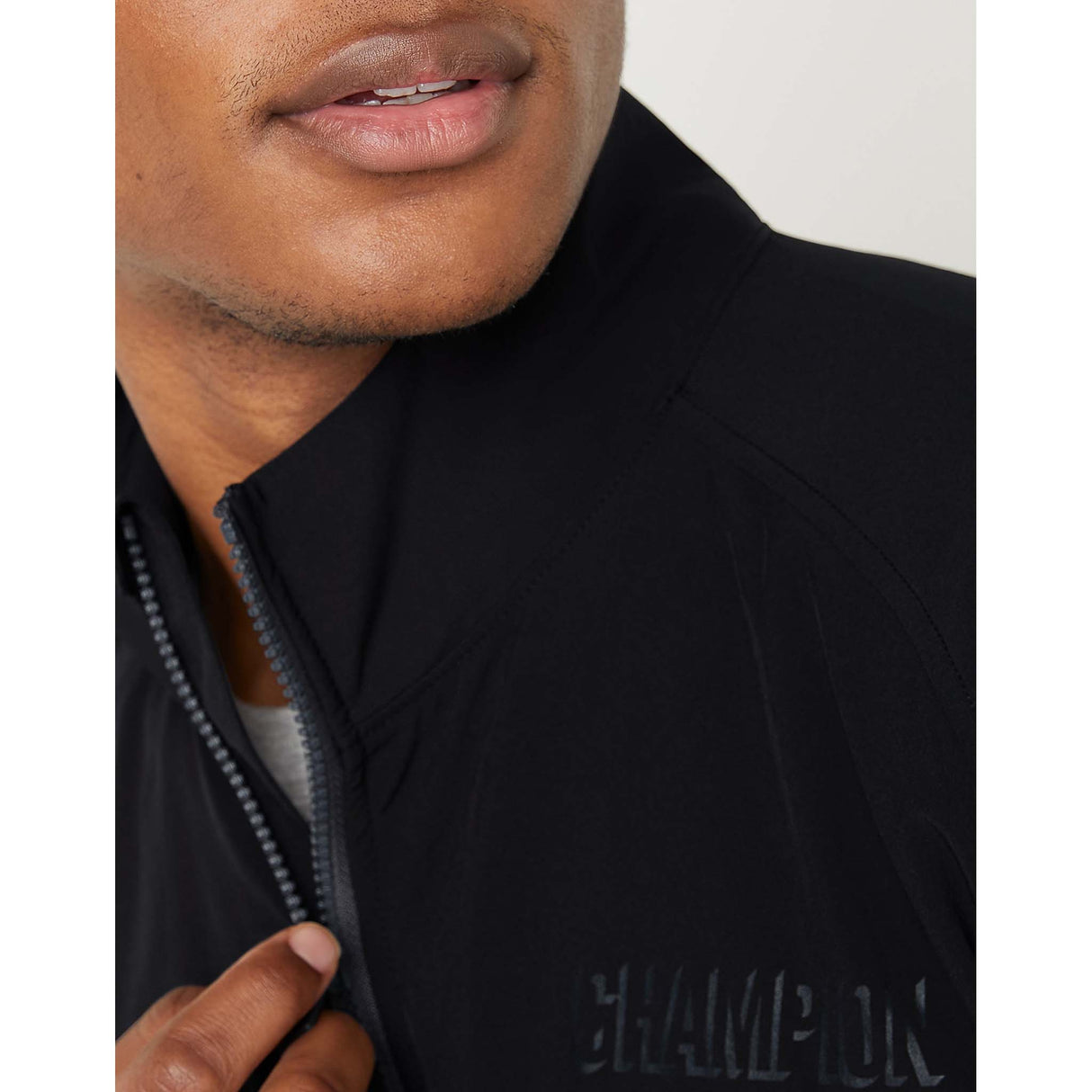 Champion Signature Sport Jacket noir homme col