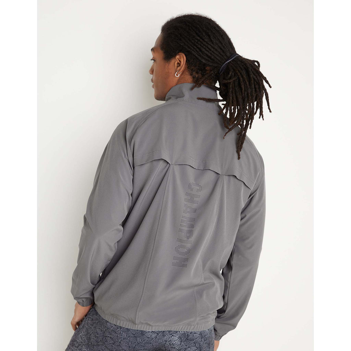 Champion Signature Sport Jacket gris homme dos