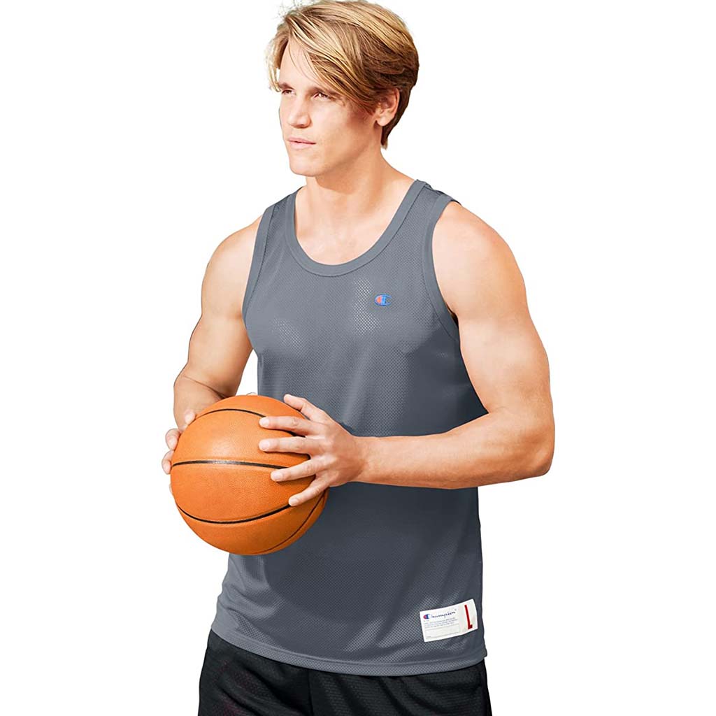 Champion SIngle Layer Mesh Tank gris