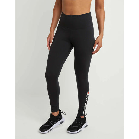 Champion Soft Touch Eco High-Rise Tight Graphic legging taille haute noir femme