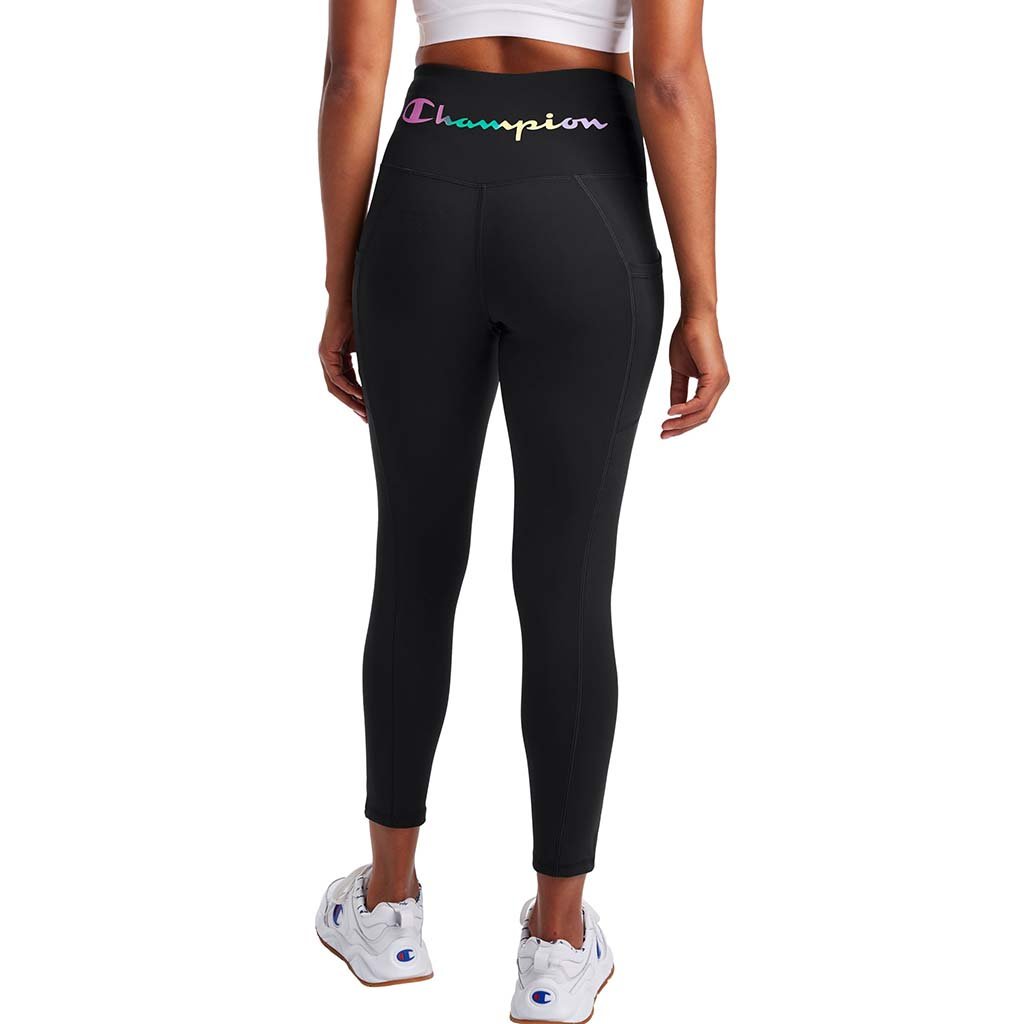 Champion Sport 7/8 Pocket leggings noir pour femme dos2