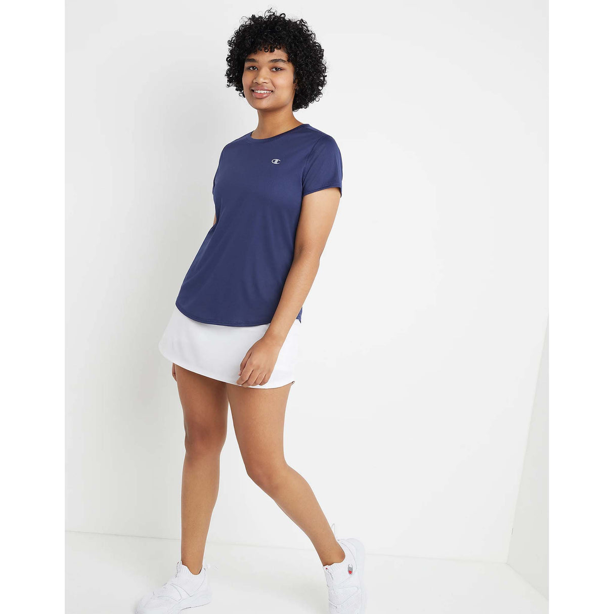 Champion Classic Sport T-shirt athletic navy femme live