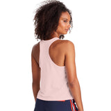 Champion Racerback Tank Outline Logo camisole sport pour femme hush pink dos