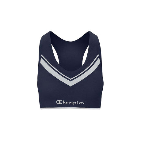 Champion The Sweatshirt Chevron Racerback Sports Bra athletic navy