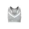 Champion The Sweatshirt Chevron Racerback Sports Bra oxford grey