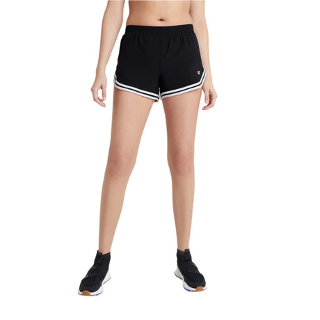 Champion Varsity Shorts sport femme noir blanc