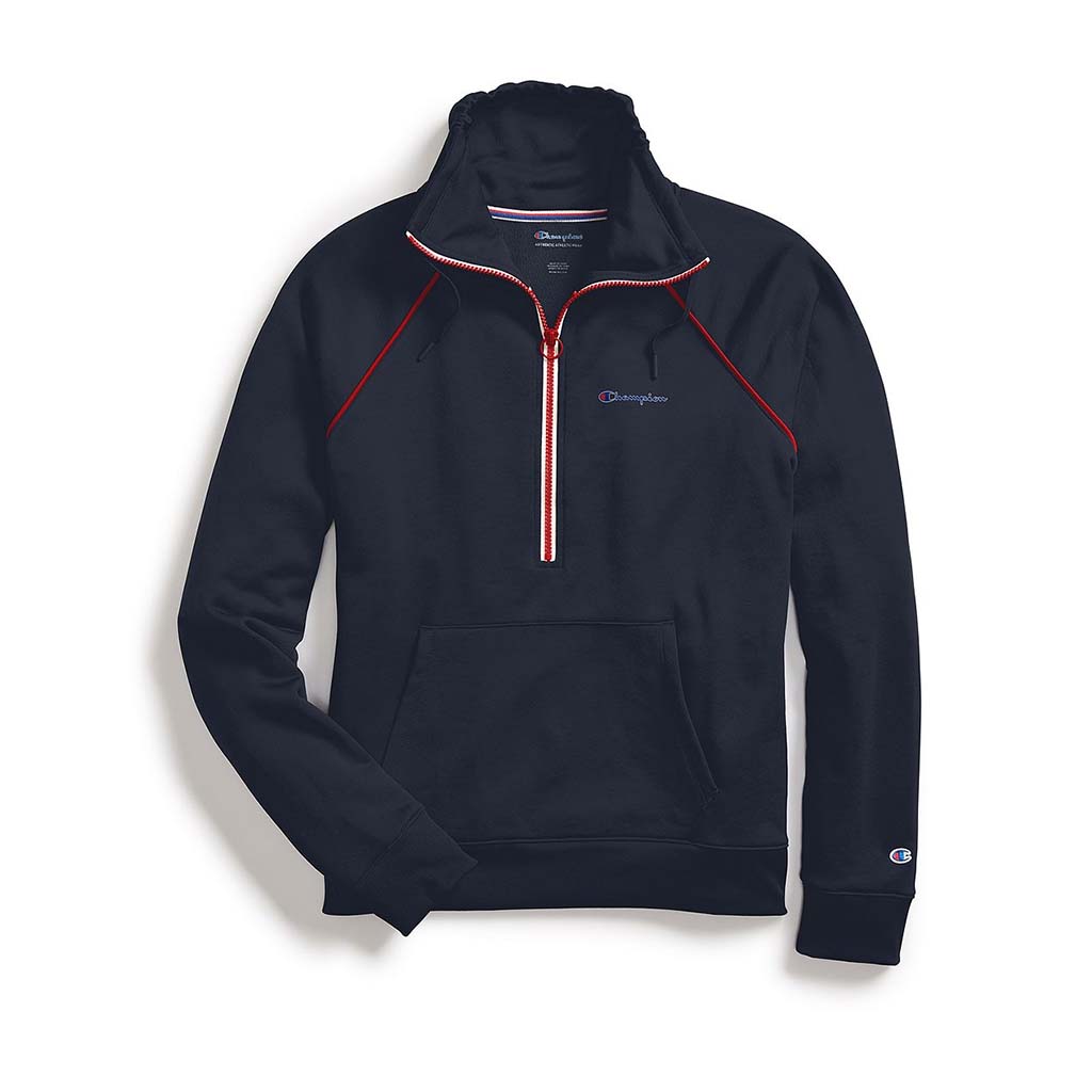 Champion Women's Half Zip Pullover navy