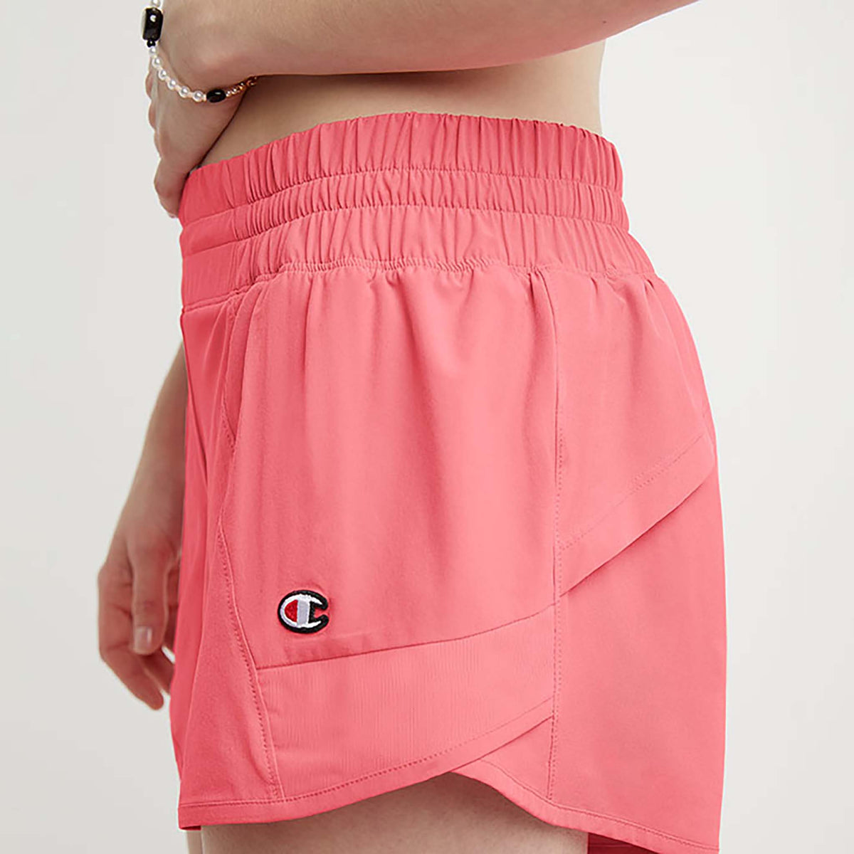 Champion Absolute shorts 4 pouces pinky peach femme taille