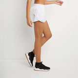 Champion Absolute shorts 4 pouces blanc femme lateral 2