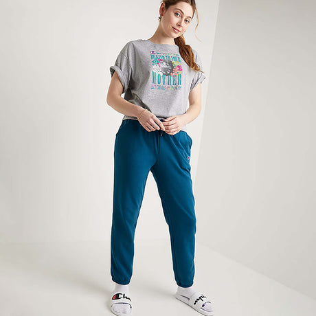 Champion Campus French Terry jogger pants sarcelle femme