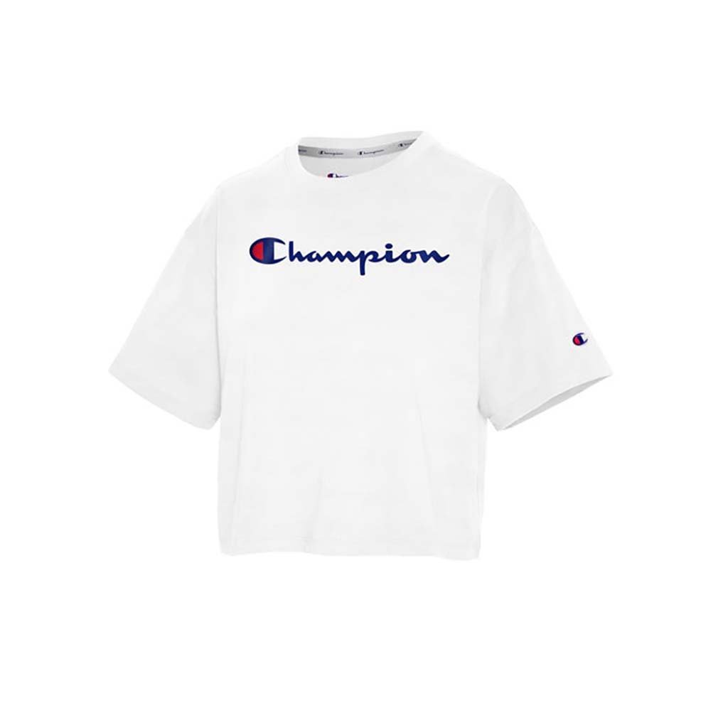 Champion Cropped Tee t-shirt blanc pour femme
