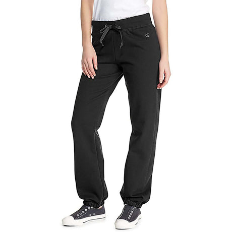 Champion Pantalon Jogging Fleece Closed Bottom Pants Femme noir