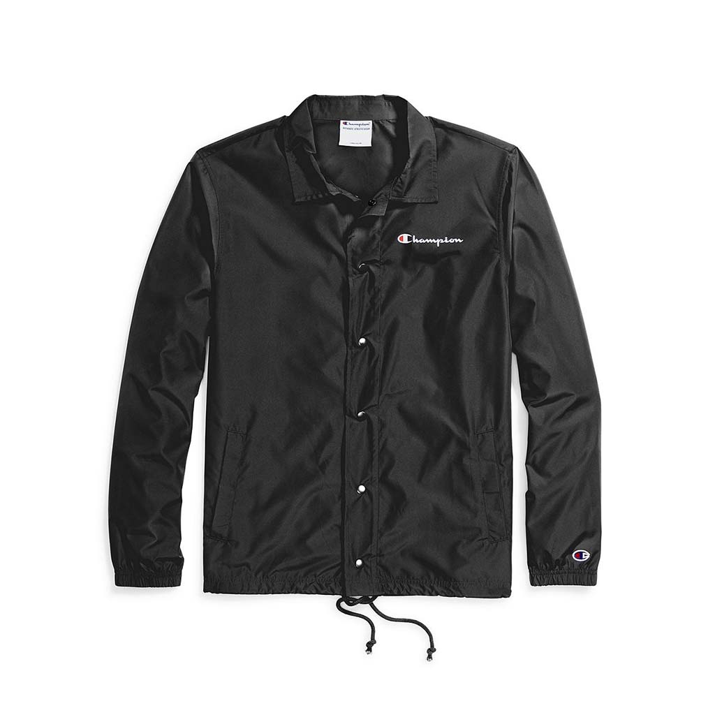 Champion Classic Coaches Jacket manteau de pluie pour homme noir