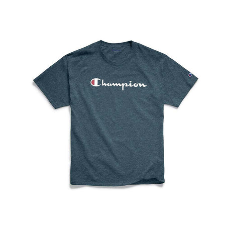 Champion Classic Jersey Script Logo t-shirt jetson blue homme