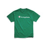 Champion Classic Jersey Script Logo t-shirt kelly green homme