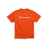 Champion Classic Jersey Script Logo t-shirt spicy orange homme