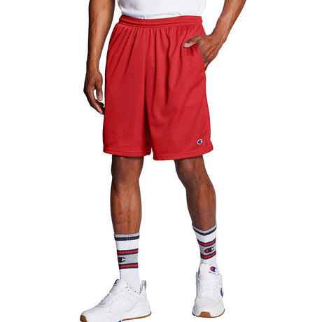 Champion Mesh short sport pour homme rouge