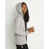 Champion Middleweight T-shirt Hoodie gris oxford homme lateral