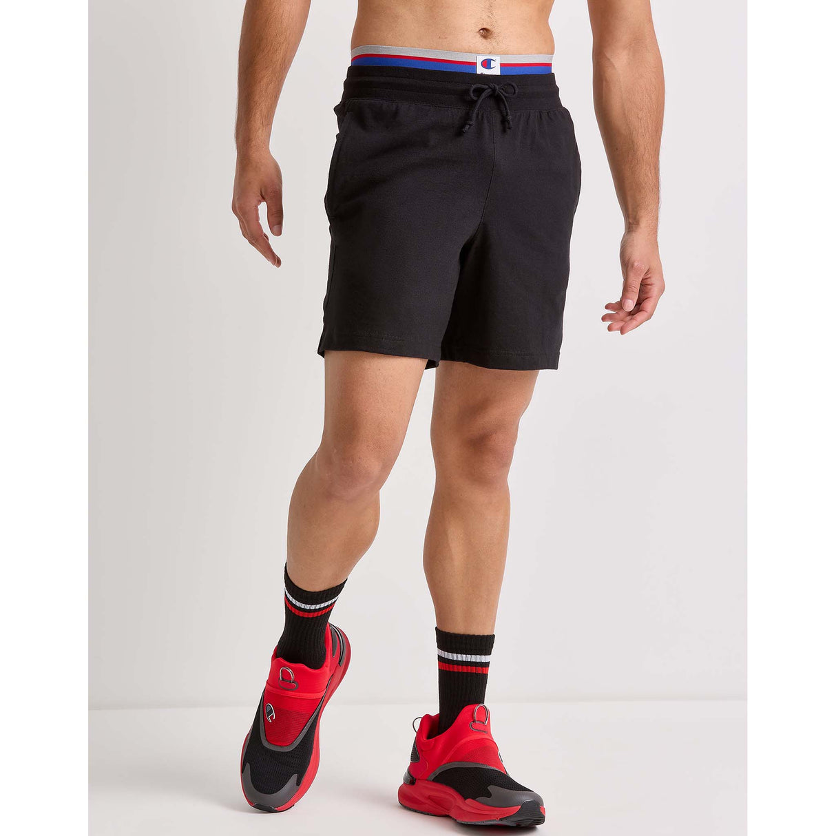 Champion 7-Inch Middleweight Short noir homme face