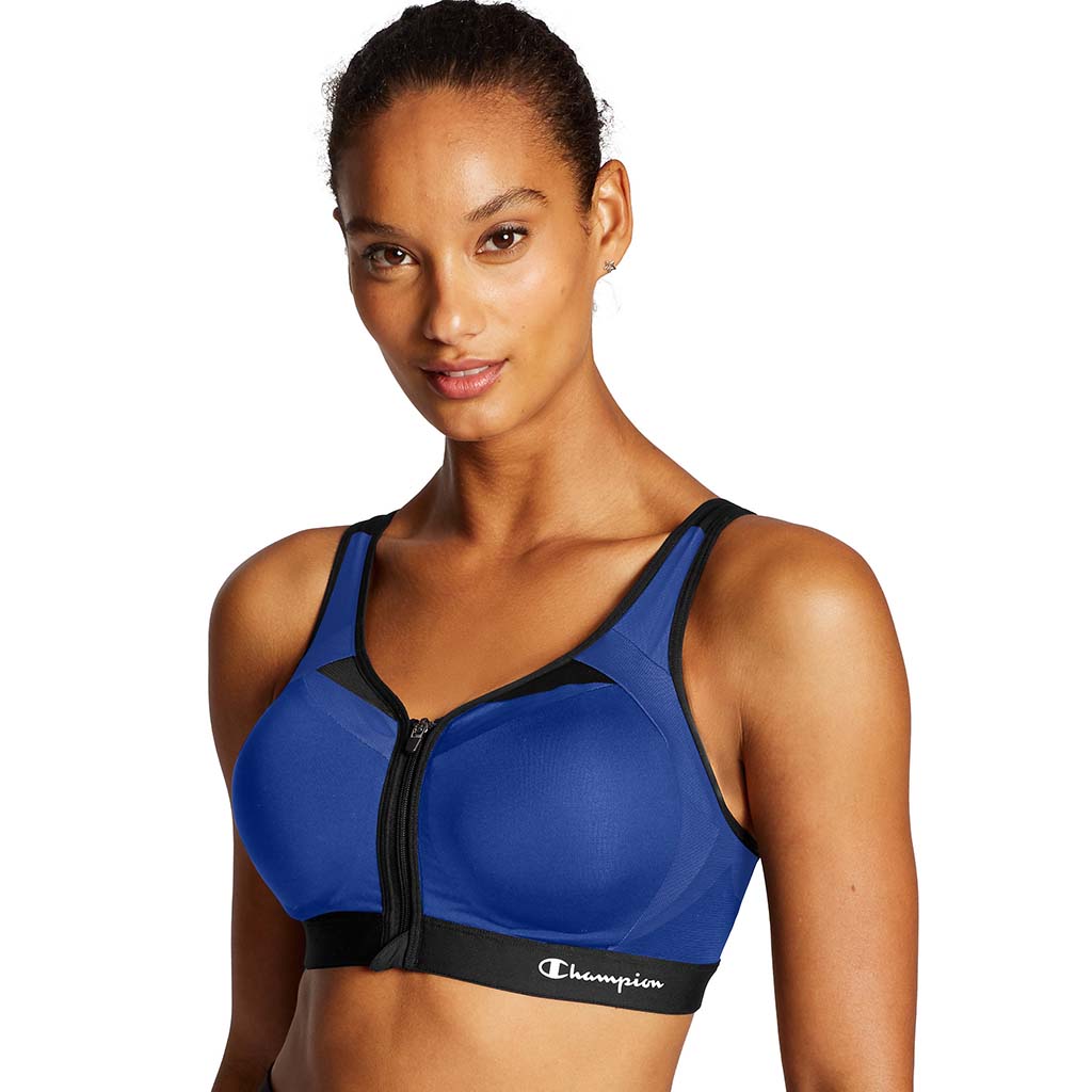 Champion Motion Control Zip Sports Bra – Soccer Sport Fitness