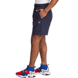 Champion 7-Inch Powerblend Fleece Short marine homme lateral