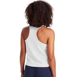 Champion Racerback Tank Script Logo blanc dos