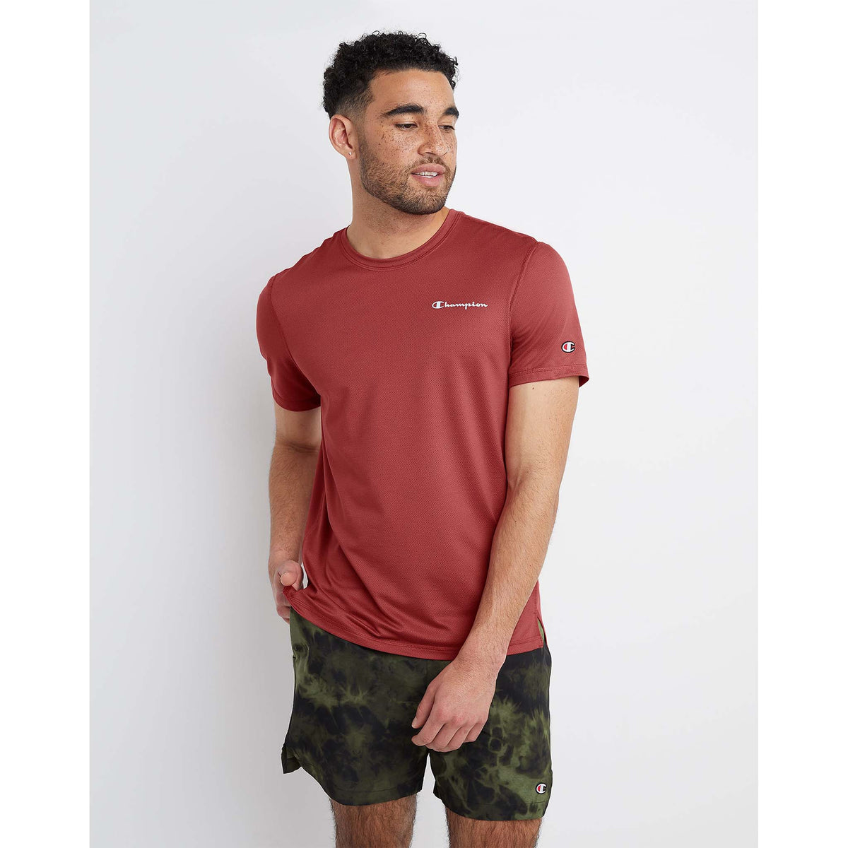 Champion Sport Tee redwood red homme