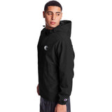 Champion Stadium Packable Jacket manteau de pluie a enfiler noir  live