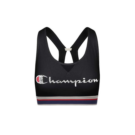 Champion The Authentic Sports Bra Distressed Logo black