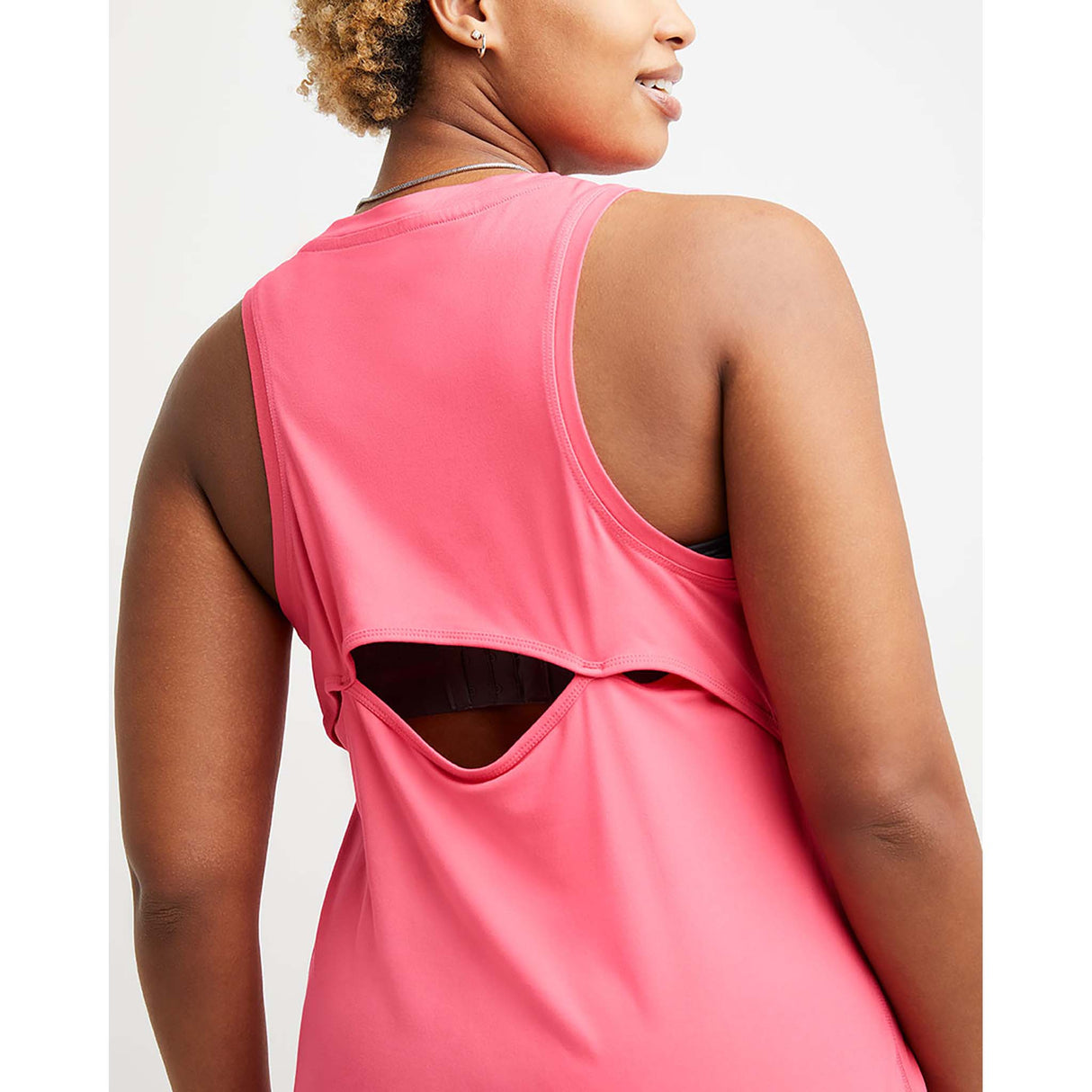 Champion Touch Eco Cut Out Tank pink femme dos 2