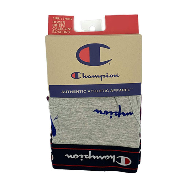 Champion Boxer Champion C Script et Logo pour homme en paire