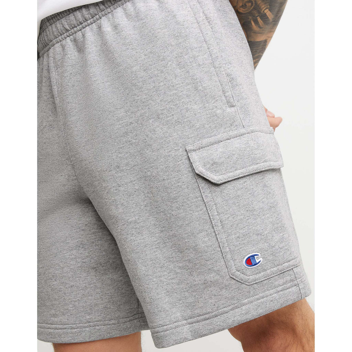 Champion Champion 8-Inch Powerblend Cargo Short en molleton pour homme