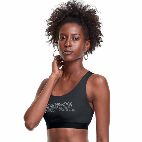 Champion Champion Absolute Eco Sports Bra Graphic Outline Colorblock Logo soutien-gorge sport