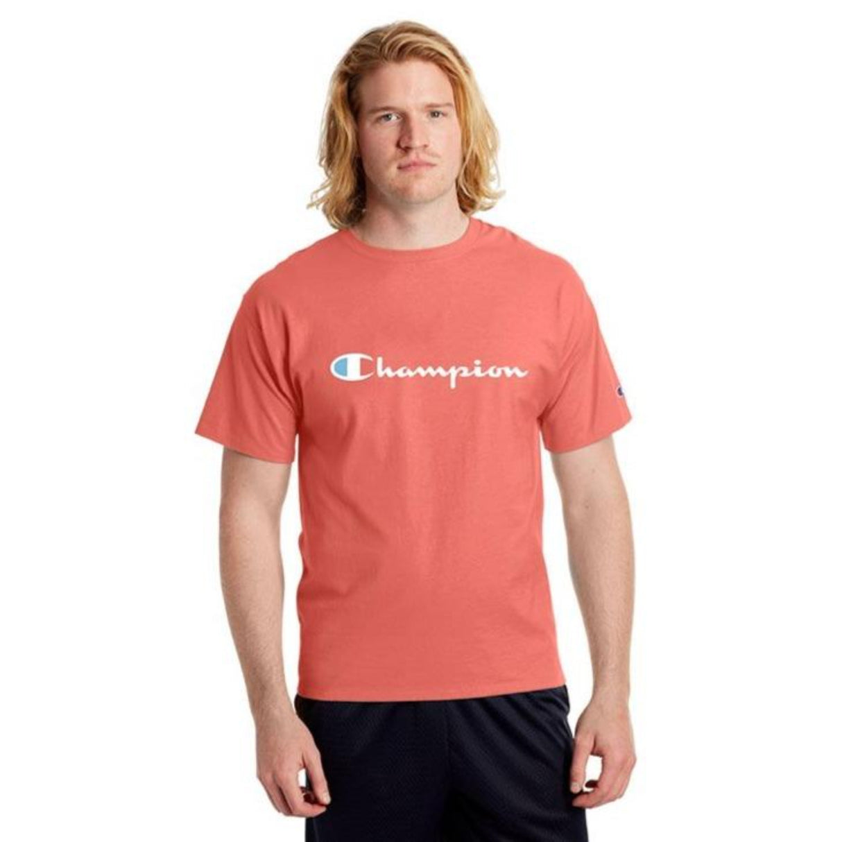 Champion Champion Classic Jersey Script Logo T-shirt manches courtes pour homme