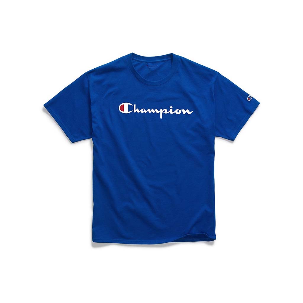 Champion Champion Classic Jersey Script Logo T-shirt manches courtes pour homme