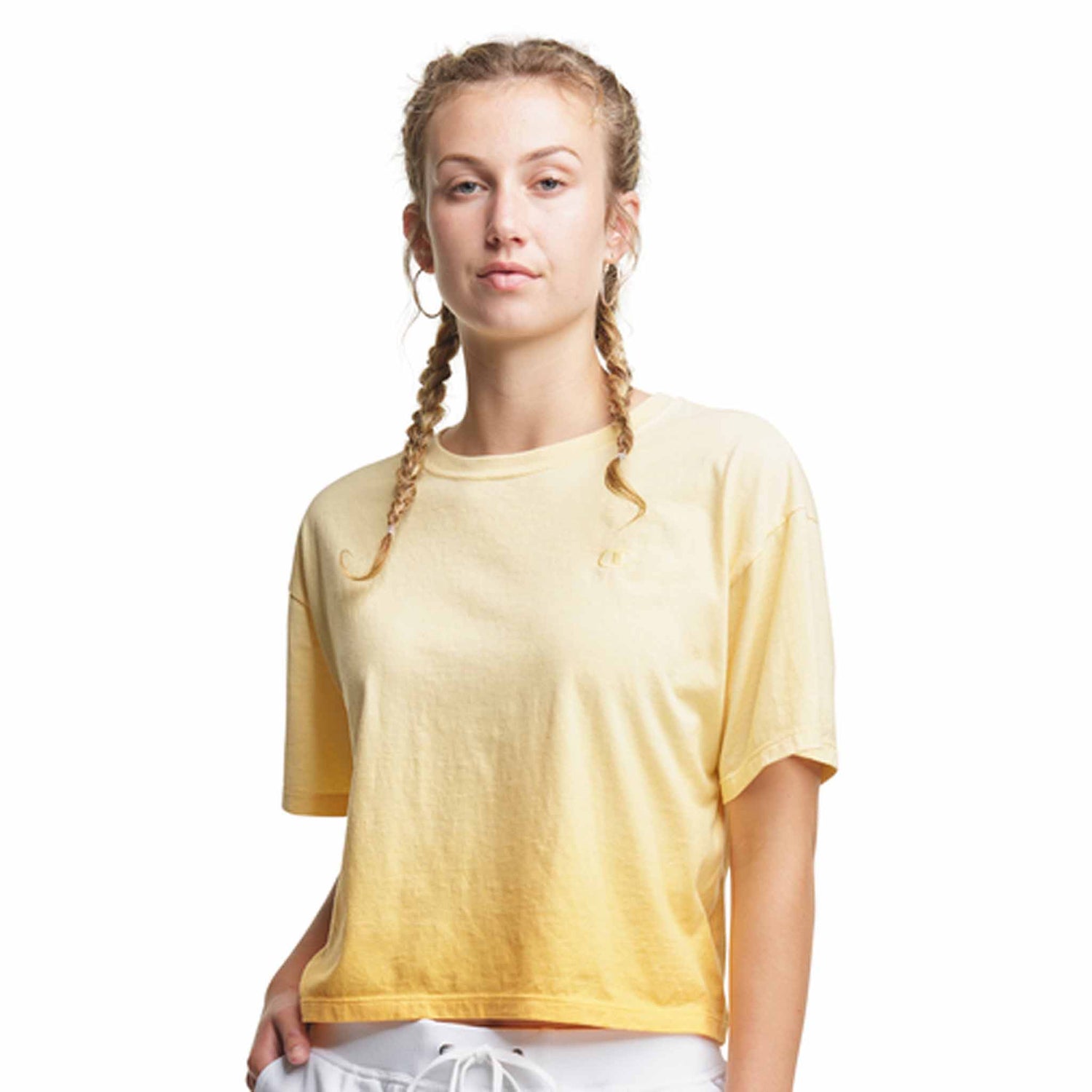 Champion Champion Cropped Ombre Tee t-shirt pour femme