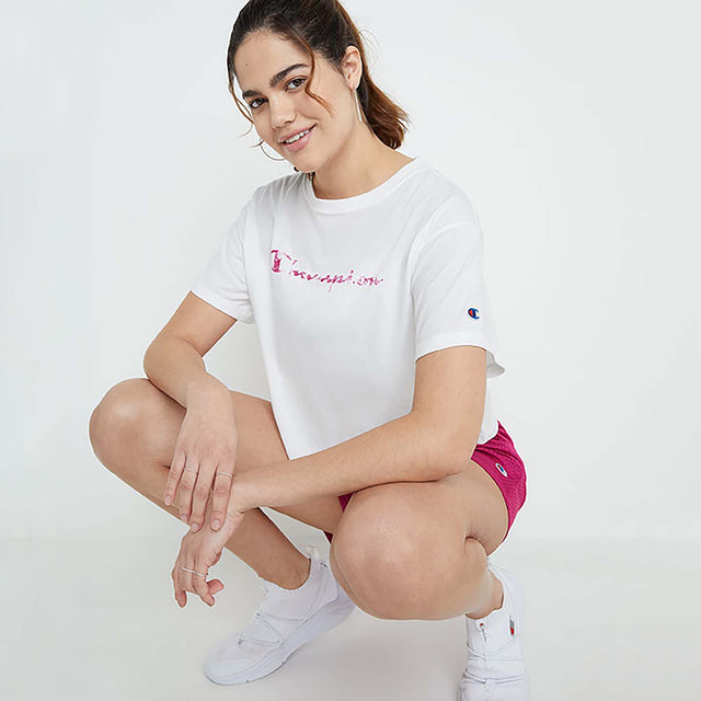 Champion Champion Cropped Tee SP Dye t-shirt pour femme
