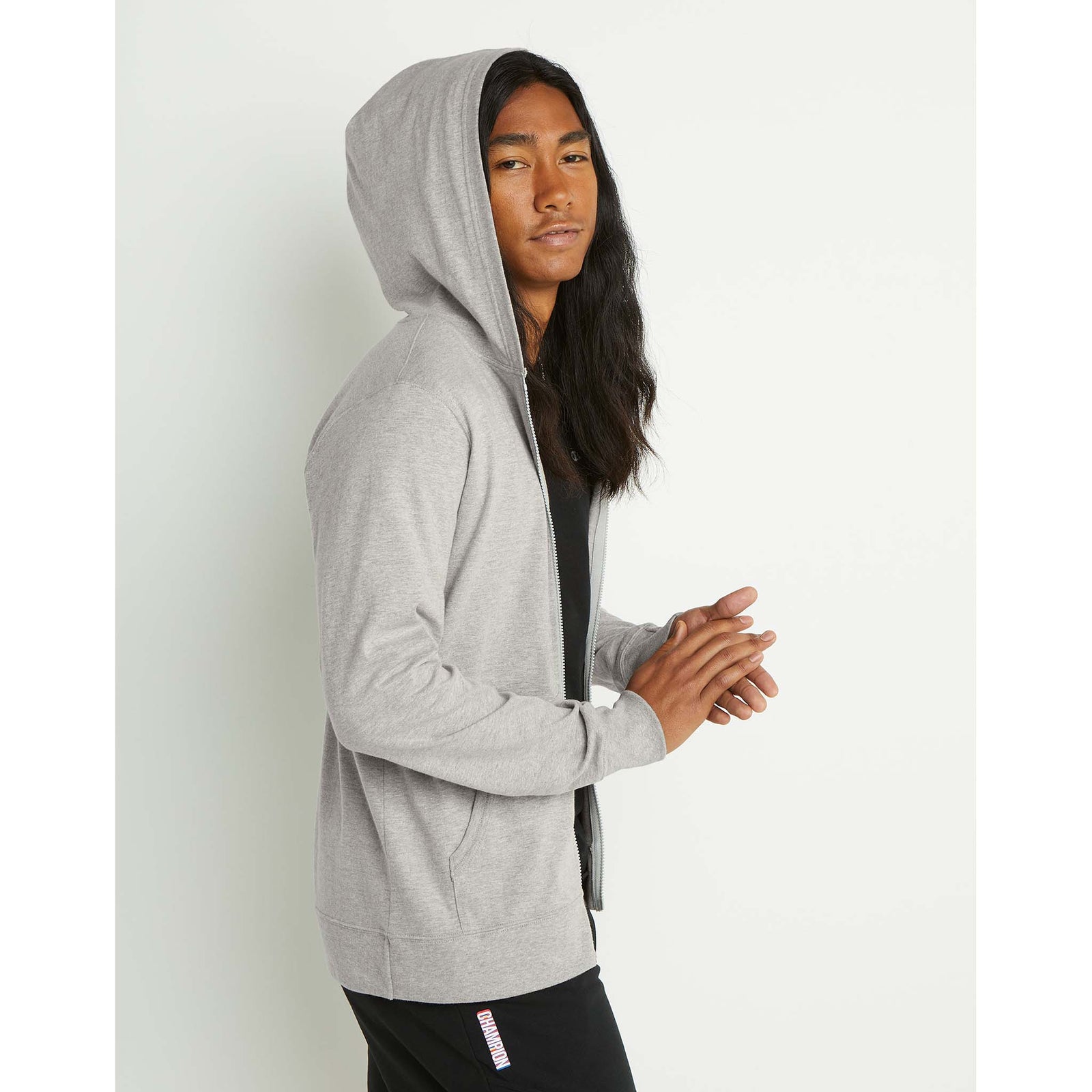 Champion Champion Middleweight T-shirt Hoodie sweatshirt à capuche et zip homme