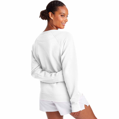 Champion Champion Powerblend Classic Crew Script Logo chandail molletonné pour femme