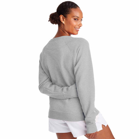 Champion Champion Powerblend Classic Crew Script Logo chandail molletonné pour femme