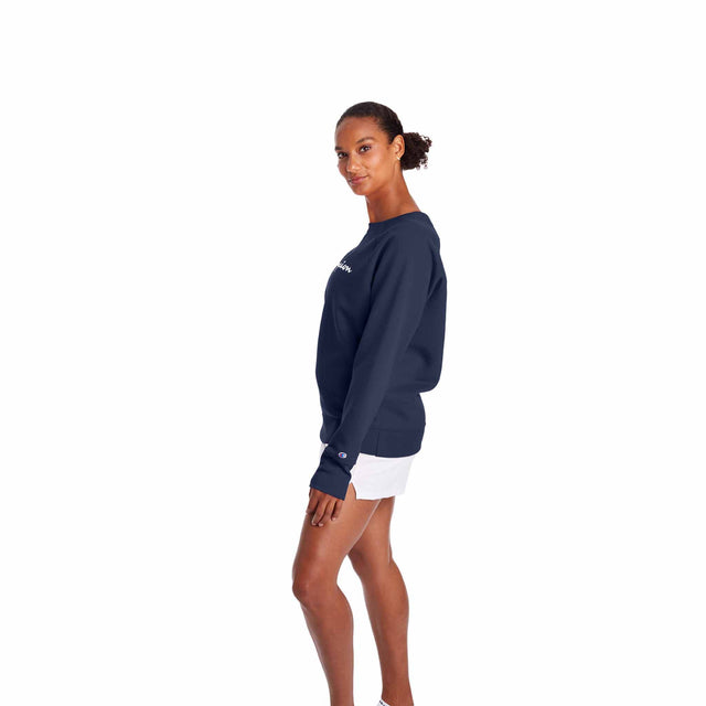 Champion Champion Powerblend Classic Crew Script Logo chandail molletonné pour femme