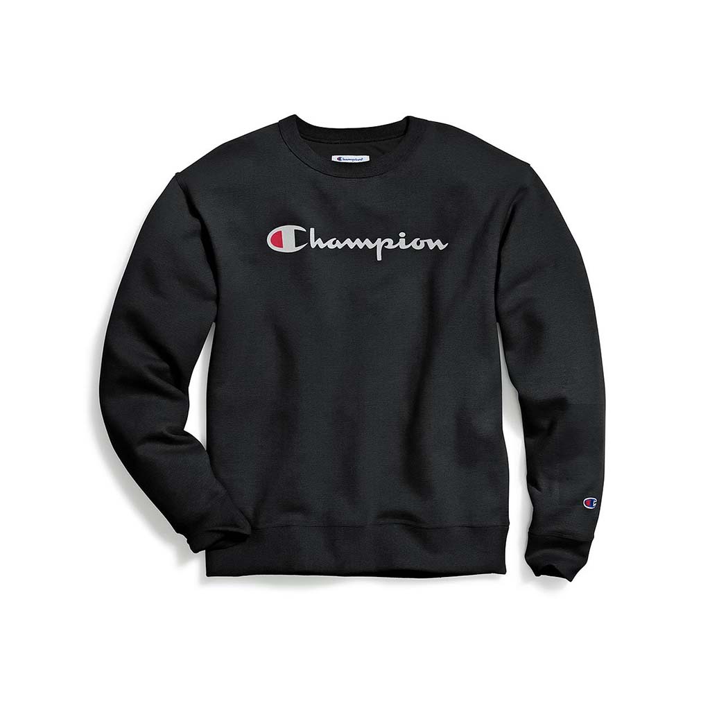 Champion Champion Powerblend Graphic Crew sweatshirt Script Logo pour homme