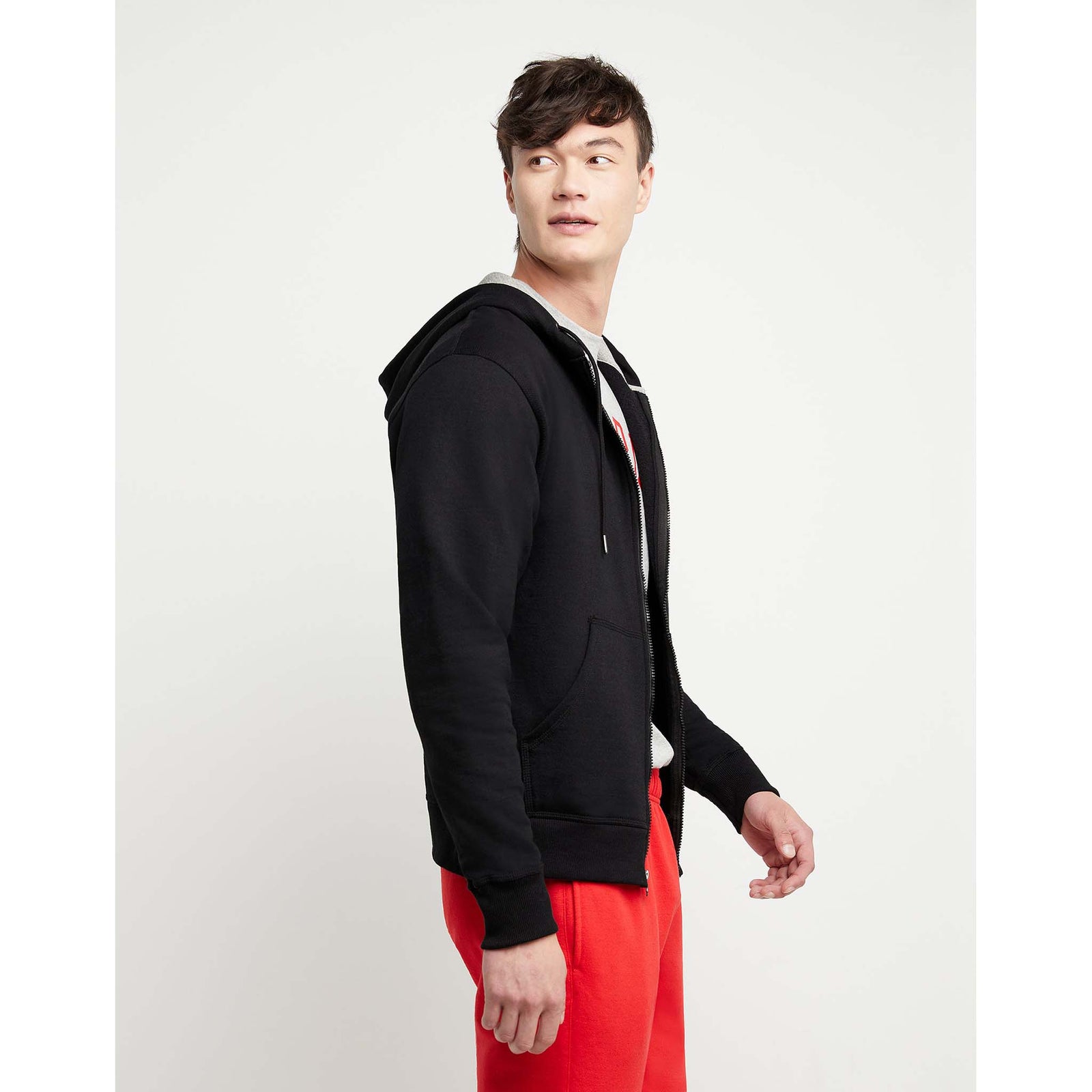 Champion Champion Powerblend Graphic Hoodie sweatshirt à capuche et à zip homme