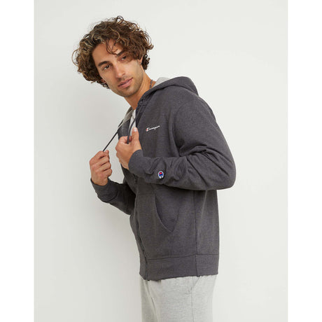 Champion Champion Powerblend Graphic Hoodie sweatshirt à capuche et à zip homme