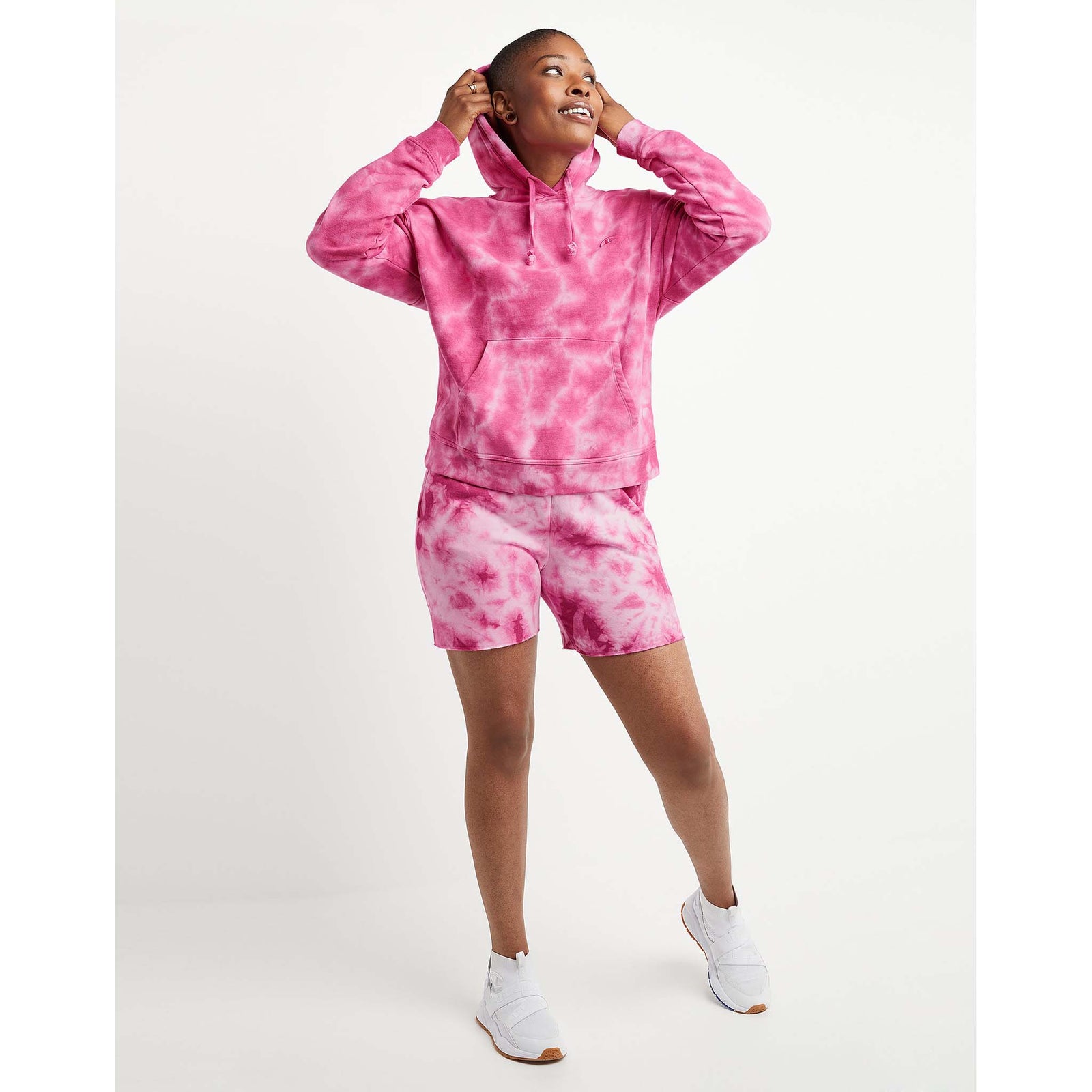 Champion Champion Relaxed Fleece Dye Hoodie sweat à capuche pour femme