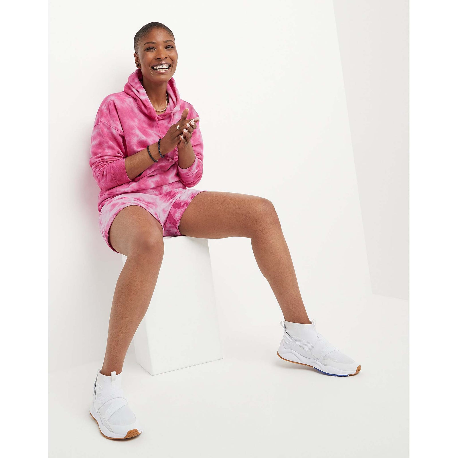 Champion Champion Relaxed Fleece Dye Hoodie sweat à capuche pour femme