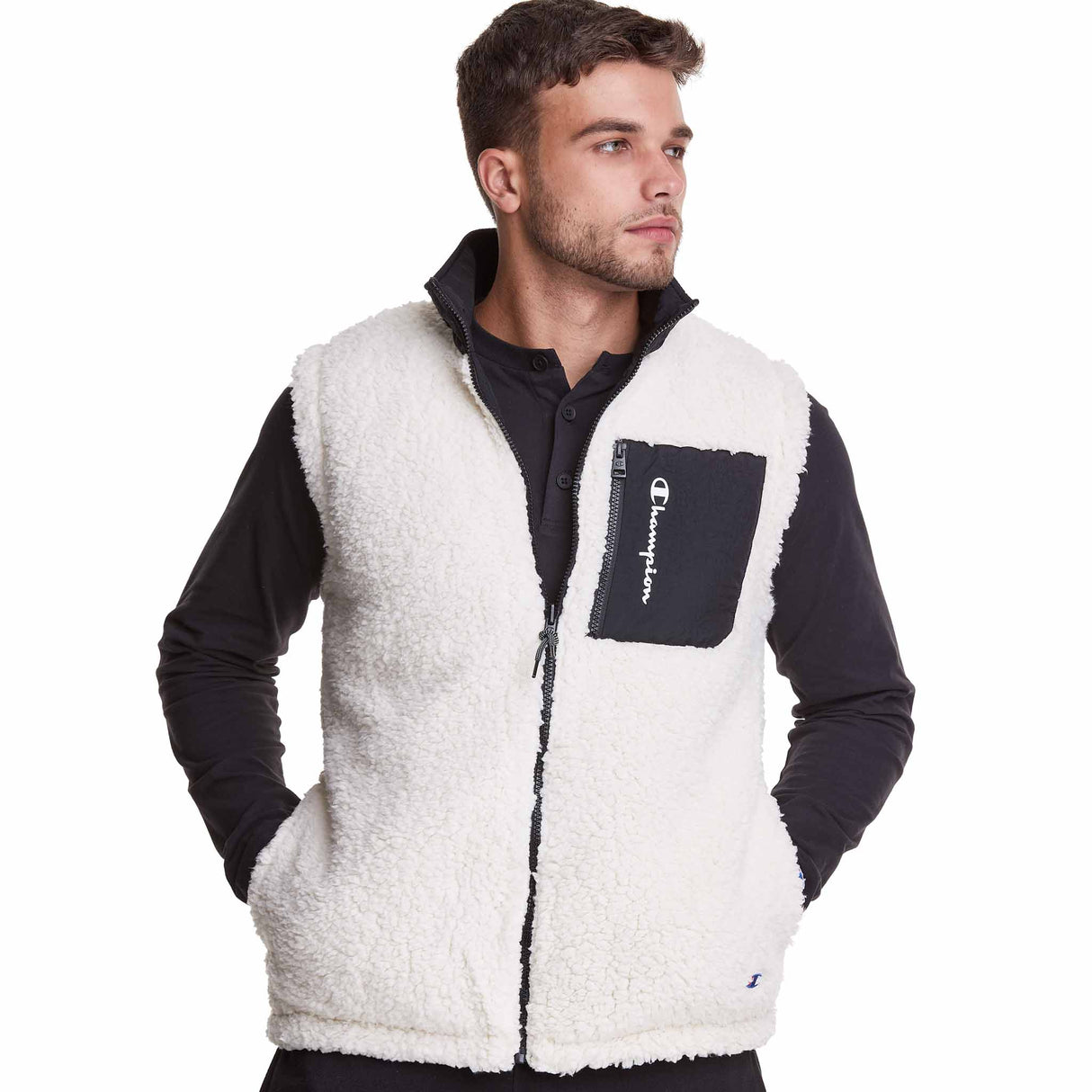 Champion Champion veste Reversible Cozy High Pile Vest pour homme