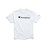 Champion Graphic Jersey Script Logo T-shirt manches courtes pour homme blanc