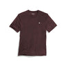 Champion Double-Dry t-shirt manches courtes marron avec logo brodé pour homme