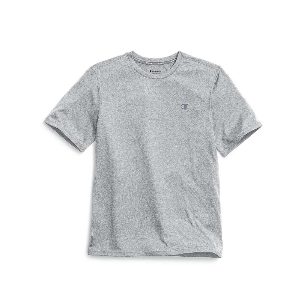 Champion Double-Dry T-shirt sport manches courtes gris pour homme